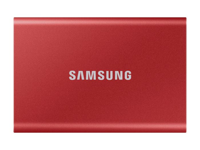 

Накопитель SSD USB 3.2 Samsung MU-PC2T0R/WW внешний T7 2TB USB 3.2 metallic red, MU-PC2T0R/WW