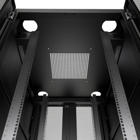 фото Шкаф напольный 19", 42U Cabeus ND-SC-42U80/120-BK в Екатеринбурге