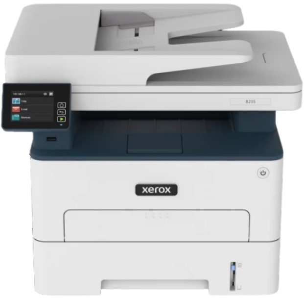 

МФУ монохромное Xerox B235 A4, 34ppm, USB/LAN/Wi-Fi, Fax, ADF50, 256Mb (B235V_DNI), B235