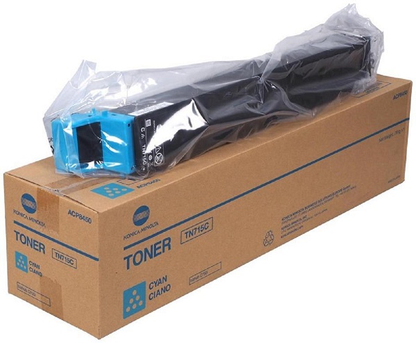 

Тонер-картридж Konica Minolta TN715C ACP8450 bizhub C750i, AP C750i синий, TN715C