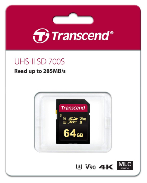фото Карта памяти SDXC 64GB Transcend TS64GSDC700S в Уфе
