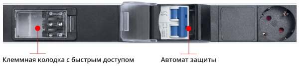 фото Блок розеток 19", 10 розеток Cabeus PDU-32-10S-10C19-8C13-B-T в Екатеринбурге