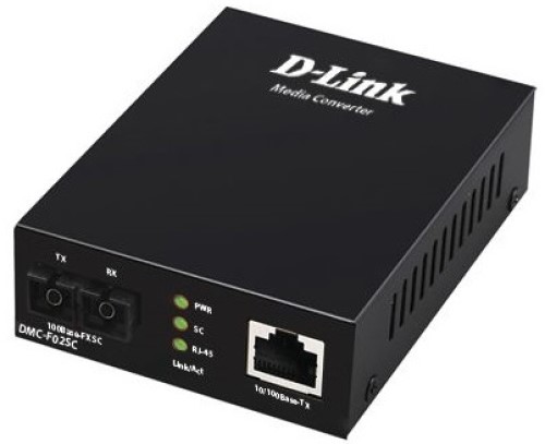 

Медиа-конвертер D-link DMC-F02SC/B1A 100BaseTX в 100BaseFX (MM, 2km, SC), DMC-F02SC/B1A