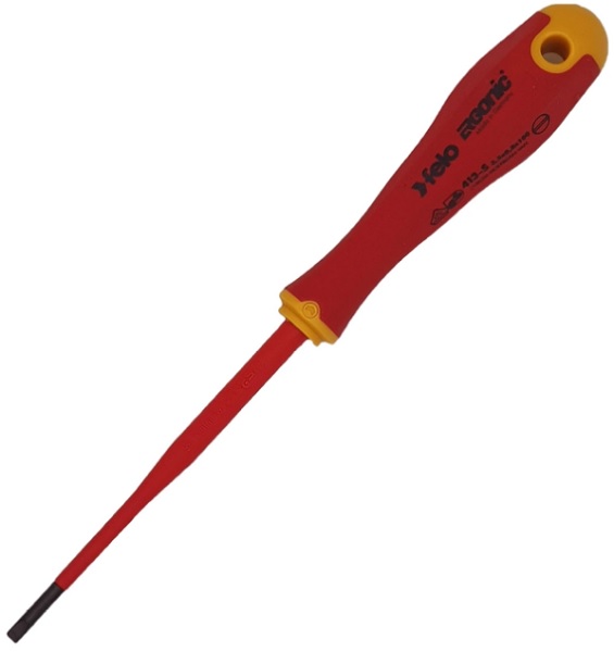 

Отвертка диэлектрическая Felo 41393890 SL 3,5х0,8 E-Slim Ergonic, 41393890