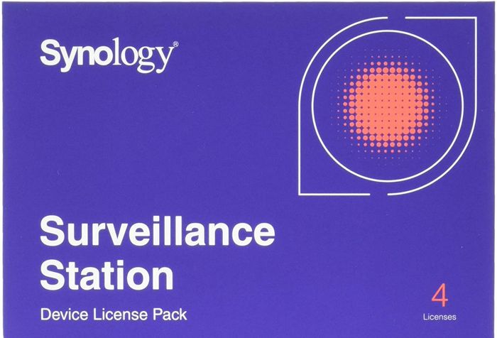 

Лицензия на ПО Synology Surveillance Station Device License Pack 4 LICENSEPACK4 для подключения четырех IP камер, Surveillance Station Device License Pack 4