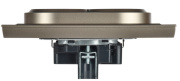 фото Розетка двухместная с заземлением в сборе  IEK BR-R21-16-K37-F