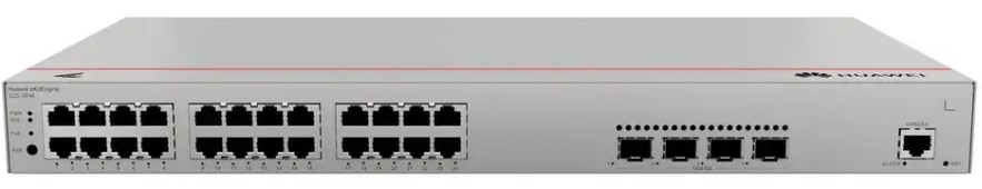 

Коммутатор Huawei S220-24P4X 98012376 (L2, 24*10/100/1000BASE-T ports(400W PoE+), 4*10GE SFP+ ports, built-in AC power), S220-24P4X