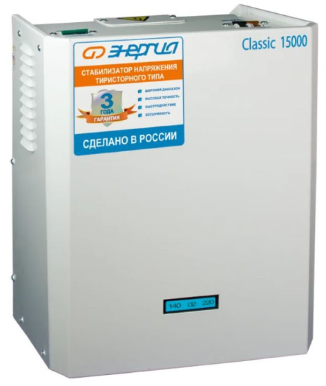 фото Стабилизатор напряжения Энергия Classic 15000