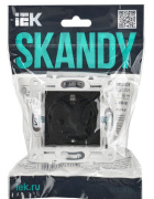 фото Розетка с заземлением IEK SK-R14-16-K02