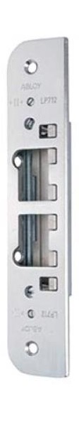 

Запорная планка Abloy LP712 для EL590, без фальца, регулируемая запорная планка (прямая) для дверей без фальца, LP712