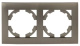 фото Рамка двойная  EKF EWM-G-302-40