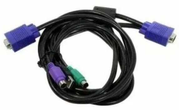 

Кабель Procase CE018-1 1,8 м PS/2+USB для 1 портовых консолей Procase серии E, CE018-1