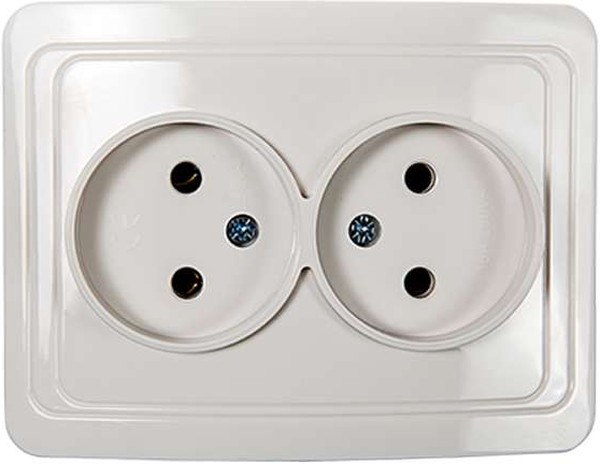 

Розетка IN HOME 4680005959914 Classico 2102 2-м СП 16А IP20 бел., 4680005959914