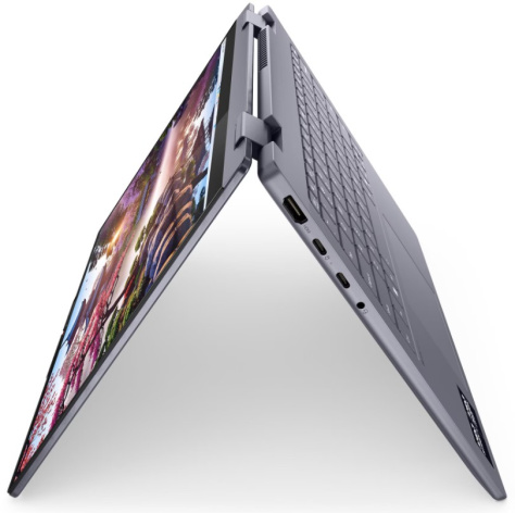фото Ноутбук Lenovo IdeaPad 5 2-IN-1 14AKP10 14" (AMD Ryzen AI 300, 16Гб LPDDR5X, SSD 512 Гб, Radeon Graphics, Без ОС) Серый [83KT0056RK]