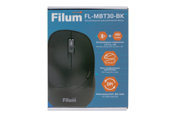 фото Мышь Wireless Filum FL-MBT30-BK в Самаре