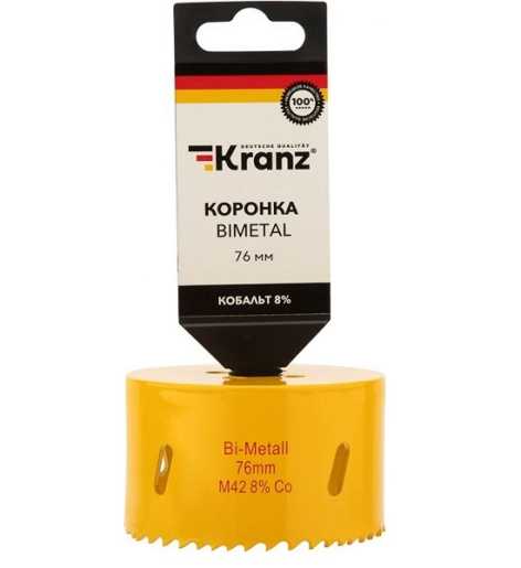 Изображение товара Коронка KRANZ KR-92-0238 для дерева и металла высокая качество