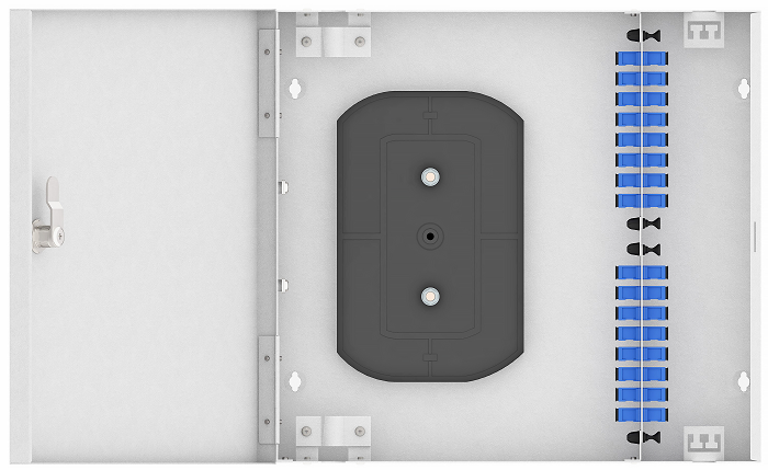 

Кросс оптический настенный TopLAN КРН-Top-16SC/U-OS2-GY 16 SC/UPC адаптеров, одномодовый, укомплектованный, КРН-Top-16SC/U-OS2-GY