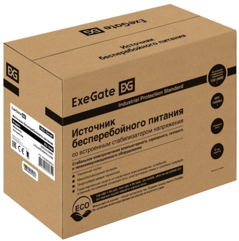 фото Источник бесперебойного питания  Exegate NEO Smart BU-1000.LCD.AVR.5SH.RJ.USB в Уфе
