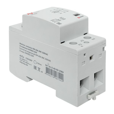 фото Контактор модульный EKF km-av-2-40-02-230V в Екатеринбурге