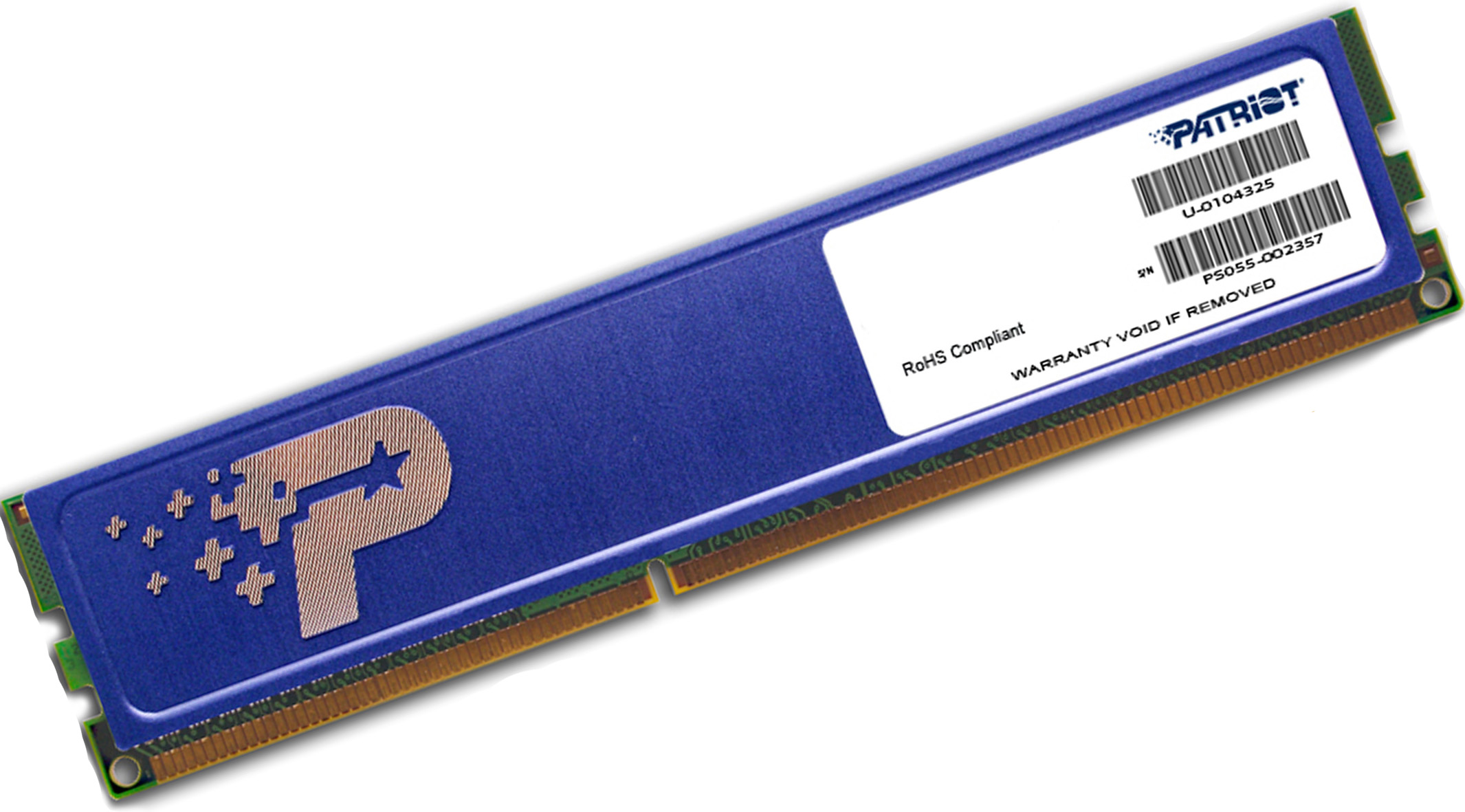 

Модуль памяти DDR4 8GB Patriot Memory PSD48G213381 Signature Line PC4-17000 2133MHz CL15 1.2V RTL, PSD48G213381