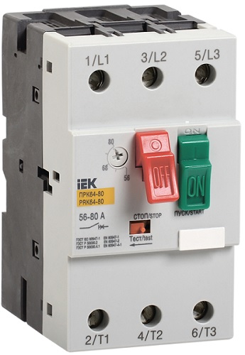 

Пускатель IEK DMS22-25 ПРК64-25 In=25A Ir=16-25A Ue 660В, DMS22-25