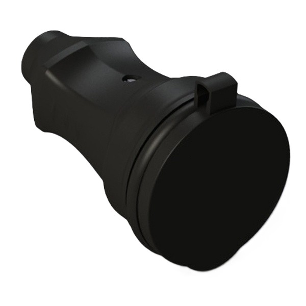 

Розетка кабельная Systeme Electric MST4002BK MultiSet 2К+З каучуковая 16А/250В IP44 черная, MST4002BK