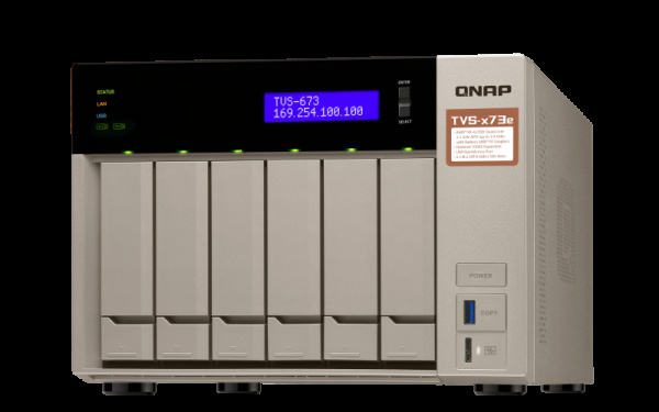 фото Сетевой RAID-накопитель  QNAP TVS-673e-8G в Уфе
