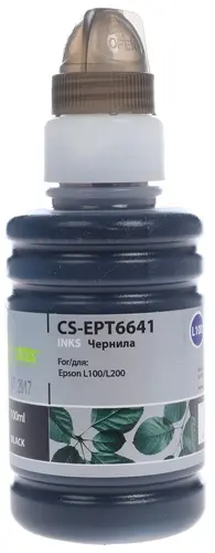 

Чернила Cactus CS-EPT6641 для Epson L100, черные, 100ml, CS-EPT6641