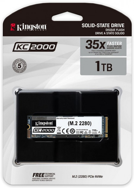 фото Накопитель SSD M.2 2280 Kingston SKC2000M8/1000G
