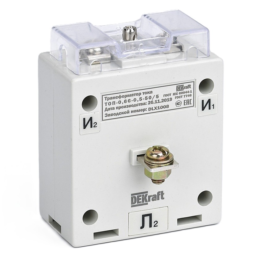 

Трансформатор тока DEKraft 50167DEK ТОП-0,66 0,5 5/5 5ВА, 50167DEK