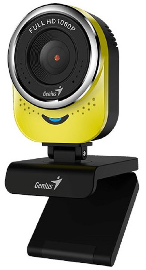 

Веб-камера Genius QCam 6000 32200002409 жёлтая, 2Mpix, 1080p, 1920x1080, USB 2.0, универсальное крепление, QCam 6000