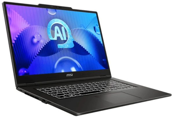 фото Ноутбук  MSI Venture 17 AI A1MG-004XRU в Омске 17.3 ", Core Ultra 5, 16 Гб RAM, 512 Гб SSD, Arc graphics, Серый