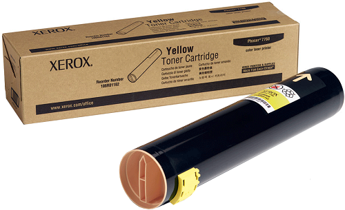 

Тонер-картридж Xerox 106R01162 для Phaser™7760, 25 000 копий, жёлтый, 106R01162