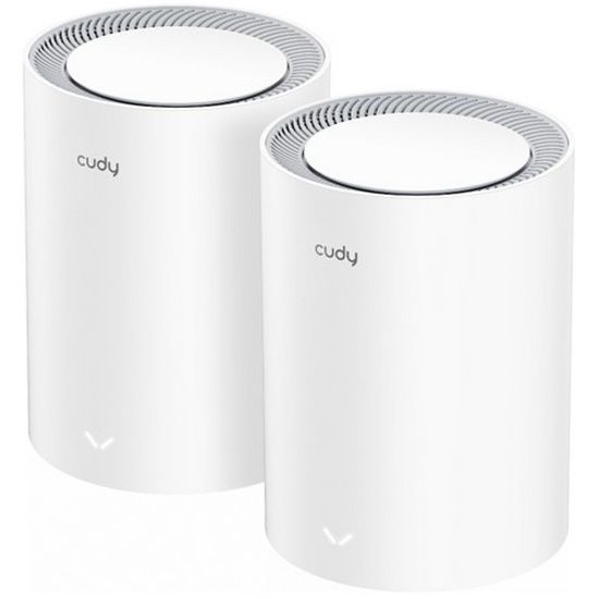 

Роутер Cudy M3000(2-Pack) AX3000 Wi-Fi 6 Mesh 2.5G Solution, Dual-Band, Chipset MT7981BA+MT7976CN+RTL8221B, 802.11ax/ac/a/b/g/n, 2402Mbps at 5GHz + 57, M3000(2-Pack)
