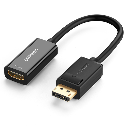 

Конвертер UGREEN MM137 40363_ DisplayPort to HDMI, 4K*2K, цвет: черный, MM137