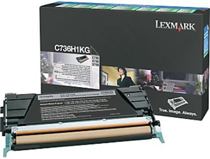 

Картридж Lexmark C746H1KG высокой емкости с чёрным тонером C746, C748, 12K (LRP), C746H1KG