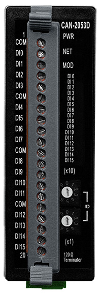 

Модуль ICP DAS CAN-2053D CR DeviceNet Module of 16-channel Isolated Sink/Source Digital Input, CAN-2053D CR