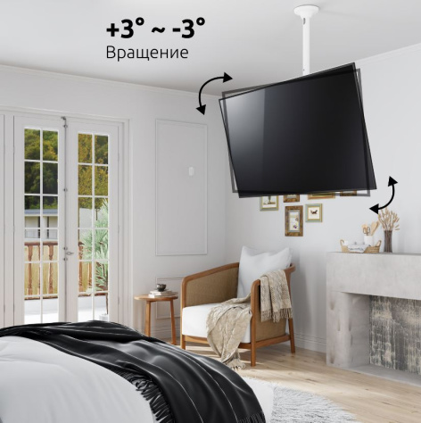 фото Кронштейн потолочный UNITEKI LCD4146W
