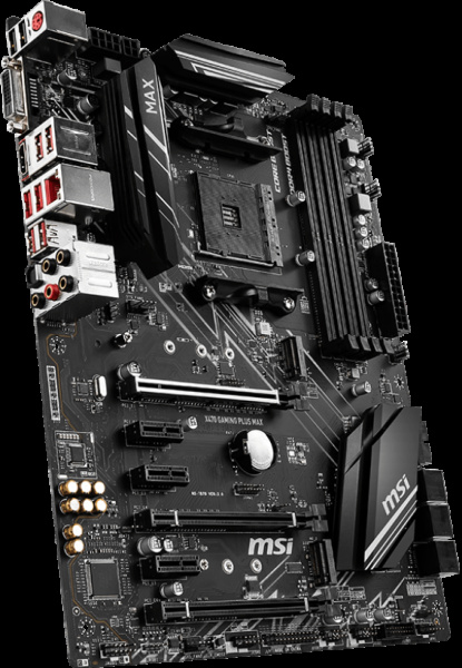 фото Материнская плата ATX MSI X470 GAMING PLUS MAX