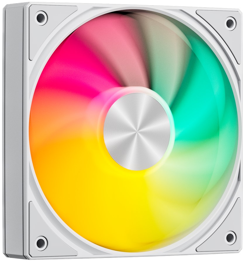 

Вентилятор для корпуса upHere U3TC1 120mm ARGB, 600-1650rpm, 64.61CFM, 25dBA white, U3TC1