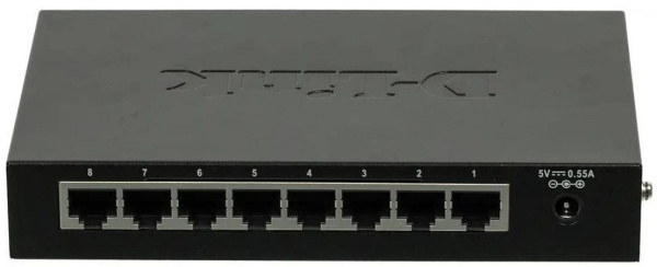 фото Коммутатор неуправляемый D-link DES-1008D/L2B