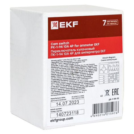 фото Переключатель кулачковый  EKF pk-1-94-10 в Самаре