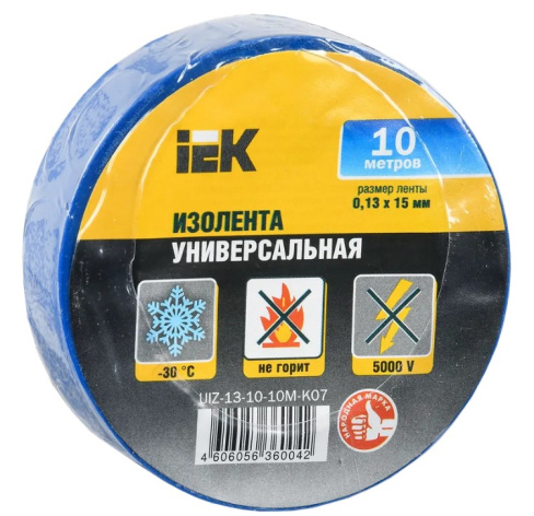 фото Изолента  IEK UIZ-13-10-10M-K07 в Екатеринбурге