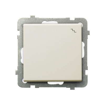 

Выключатель Ospel LP-3R/m/27 лестничный, 16AX, 250V, 3520W, IP-20, клеммы безвинтовые, экрю, LP-3R/m/27