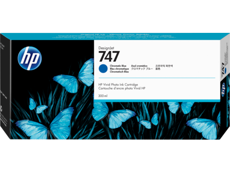 

Картридж HP 747 P2V85A хроматический синий, для HP DesignJet Z9+, 300-мл, 747