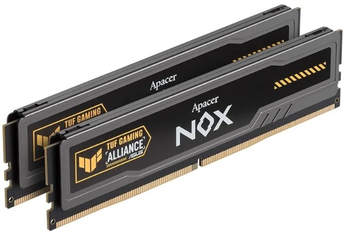 

Модуль памяти DDR5 32GB (2*16GB) Apacer NOX TUF AH5U32G56C522UTAA-2 PC5-44800 5600MHz CL40, NOX TUF