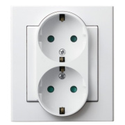 фото Розетка Ospel GP-2RSP/00