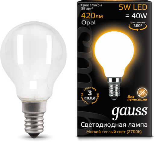 фото Лампа светодиодная Gauss 105201105 в Екатеринбурге