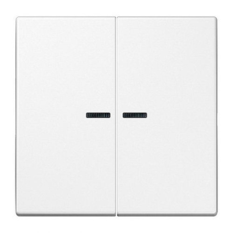 Изображение товара Клавиша Jung LS995KO5WW накладка для выключателя 2 поста серия LS 990