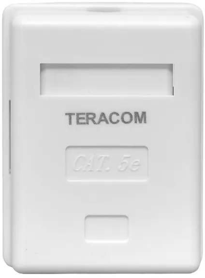 фото Розетка компьютерная настенная EKF TRC-WBOX-1RJ45-5EUTP-WH в Волгограде